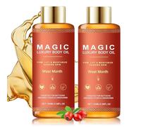 AsyinXson 2 pieces magic body oil, with 99% natural ingredients, skin firming body oil, oil beauty, for dry skin, reduce fine lines of the skin, body oil (3)