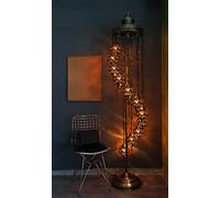 Asylove Turkish Mosaic Floor Lamp, 11 Globe Moroccan Standing Lamp, Authentic Home Decorations, Livingroom Lighting 5 İnch Globe Lamp, Total Dimensions 20 x 20 x 86 inch, (Brown)