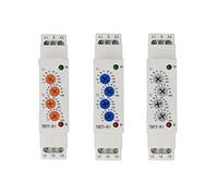 Asymmetric Cycle On-Off Time Relay 12v Delay Timer Replace ST3PR/ATDV/JVM-2 1Pcs(Orange Knob,TBT7-R1-ACDC12-240V)
