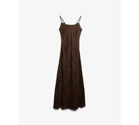 Asymmetric short nightdress for women Superdry Marron M