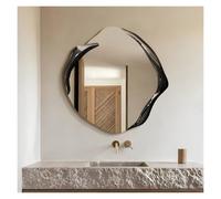 Asymmetrical Bathroom Wall Mirror for Over Sink, Modern Decorative Vanity Mirror, Irregular Dressing Mirrors, for Bathroom Living Room Decoration(70cm/27.5in) (size_name 70cm/27.5in)