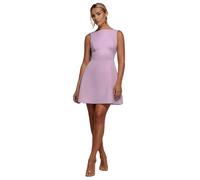 Asymmetrical Lace Dress Women Goddiva Bardot Sequin Rose 42