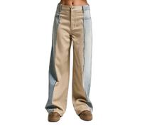 Asymmetrical Mid-Rise Baggy Jeans Women It's Basic Mega Bleu 40