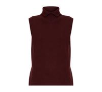 Asymmetrical Turtleneck Vest - female - Jil Sander - Turtlenecks - Red - L - Knitwear L