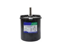 asynchronous motor High Torque 100KG 28W AC 220V Permanent Magnet Synchronous Motor 220V 68KTYZ shaft 8mm CW/CCW Metal Geared Slow Speed Motor(50rpm with bracket)