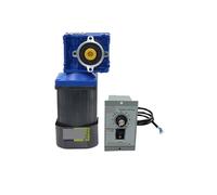 Asynchronous Motor RV30 110V 60W AC Gear Motor with Worm Gear Reducer with Speed Regulator High Torque Motor Adjustable Speed Can CW CCW(0-180RPM)