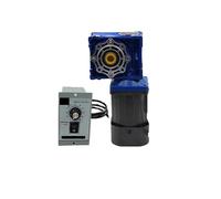 Asynchronous Motor RV40 110V 250W AC Worm Gear with Speed Reducer Regulator(0-27RPM)