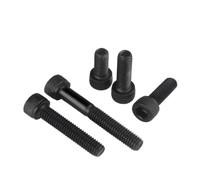 ASYUIHUUY Alloy Wheel Nuts,Wheel Bolts 5pcs/100pcs DIN912 Grade12.9 Black Hexagon Hex Socket Allen Head Cap Screw M1.4 .6 M2 .5 M3 M4 M5 M6 M7 M8(X30mm,M1.4 100pcs)