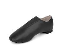 Asyusyu Black Jazz Shoes Split Sole Jazz Dance Shoe with Elastic Insert-4.5 UK
