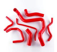 ASYXPCRH Compatible With GOLF MK4 BORA LEON A3 OCTAVIA 1.8T SILICONE RADIATOR COOLANT HOSE (RED)