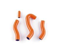 ASYXPCRH Compatible With KTM 450 500 EXC-F XCW/Husqvarna FE 450 501 2012-2016 Silicone Radiator Coolant Hoses Kit (orange)