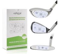 Asyxstar Golf Impact Tape - Golf Impact Stickers for Golf Clubs Golf Training aid,Self-Teaching Sweet Spot and Shot Consistency Analysis, Golf Club face Impact Tape for Woods Irons and Putters 150Pcs