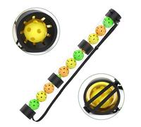 Asyxstar Pickleball Ball Retriever & Ball Hopper Storage with Strap Pickle Balls Tube Pickup