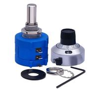 ASZHQUXIUAS Potentiometer,Rotary potentiometer, 3590s Wxd3590 Wirewound Rotary Potentiometer Premium Potentiometers 1Pcs(3590 10k Circular shaft)(3590 10k Circular shaft)