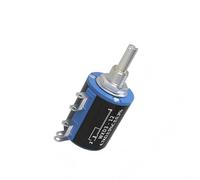 ASZHQUXIUAS Potentiometer,Rotary potentiometer, WXD3-12 Multi Turn Wirewound Potentiometer 5 Turn Adjustable Resistor Sliding Rheostat 1Pcs