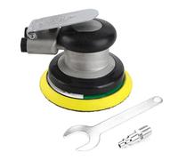 AT-780 5/4 Inch Air Random Orbital Sander Pneumatic Round Polisher Hand Sanding Tool 10000RPM High Speed Polisher for Automotive Furniture Wood Stone Surface Polishing (5 Inch (135 Pcs))