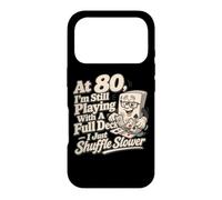 At 80 Full Deck Poker Player Humor Birthday Party Case for iPhone 17 Pro