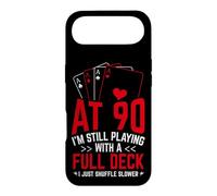 AT 90 I'M STILL PLAYING WITH A FULL DECK 90th Birthday Card Case for iPhone Air