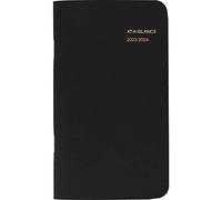 At-A-Glance 2023 Pocket Calendar, 2 Year Planner, 3-1/2" x 6", Size, Black (7002405), 700240523