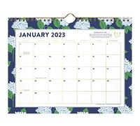 AT-A-GLANCE 2023 Wall Calendar, Simplified by Emily Ley, 11" x 8-1/2", Small, Monthly, Carolina Dogwood (EL91-709)