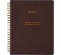AT-A-GLANCE 2023 Weekly & Monthly Planner, 8-1/2" x 11", Large, Spiral Bound, Monthly Tabs, Pocket, Signature, Brown (YP90509)