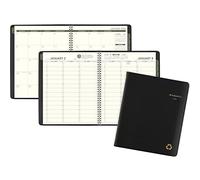 AT-A-GLANCE 2023 Weekly & Monthly Planner, Quarter-Hourly Appointment Book, 7" x 8-3/4", Medium, Recycled, Monthly Tabs, Black (70951G05)