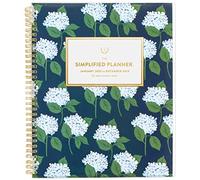 At-A-Glance 2023 Weekly & Monthly Planner, Simplified by Emily Ley, 8-1/2" x 11", Large, Customizable, Monthly Tabs, Pocket, Carolina Dogwood (EL91-901-23), L