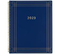 AT-A-GLANCE 2023 Weekly & Monthly Planner, Simplified by Emily Ley, 8-1/2" x 11", Large, Monthly Tabs, Navy (EL94-905)