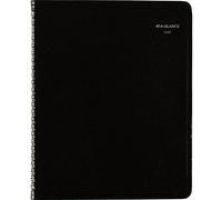 AT-A-GLANCE 2023 Weekly Planner, DayMinder, 7" x 8-3/4", Medium, Column-Style, Faux Leather, Black (G59000)