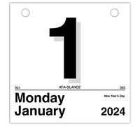 AT-A-GLANCE 2024 “Today Is” Daily Wall Calendar Refill, 6" x 6", Small (K15024)