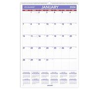 AT-A-GLANCE 2024 Wall Calendar, 15-1/2" x 22-3/4", Large, Spiral Bound, Monthly (PM32824)