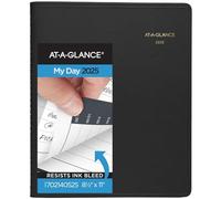 AT-A-GLANCE 2025 Appointment Book Planner, Daily, 8-1/2" x 11", Large, 24-Hour, Black (702140525)