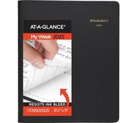 AT-A-GLANCE 2025 Appointment Book Planner, Weekly, 8-1/4" x 11", Large, Black (709500525)