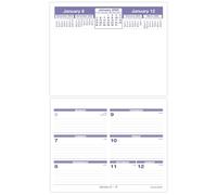 AT-A-GLANCE 2025 Desk Calendar Refill, Weekly, 6" x 7", Flip-A-Week (SW705X5025)