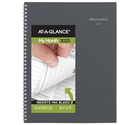 AT-A-GLANCE 2025 Planner, Monthly, 8-1/2" x 11", Large, DayMinder, Gray (GC4700725)
