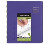 AT-A-GLANCE 2025 Planner, Monthly, 9 x 11 , Large, Contemporary, Purple (70250X1425)