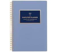 AT-A-GLANCE 2025 Planner, Simplified by Emily Ley, Weekly & Monthly, 5-1/2" x 8-1/2", Small, French Blue (EL36-200-25)