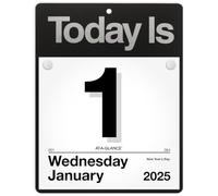 AT-A-GLANCE 2025 "Today Is" Daily Wall Calendar, 8-1/2" x 8", Large (K40025)