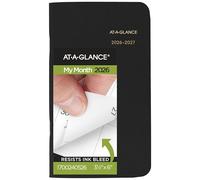 AT-A-GLANCE 2026-2027 Planner, 2 Year Monthly Planner, 3.5" x 6", Pocket Size, Black (700240526)
