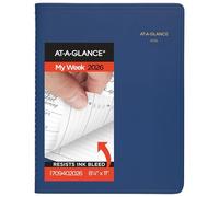 AT-A-GLANCE 2026 Appointment Book Planner, Weekly, 8.25" x 11", Large, Blue (709402026)