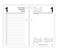 AT-A-GLANCE 2026 Desk Calendar Refill, Daily, 3.5" x 6", Standard, Loose-Leaf, Recycled (E717R5026)