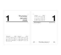 AT-A-GLANCE 2026 Desk Calendar Refill, Daily, 3" x 3.75", Mini, Loose-Leaf (E9195026)