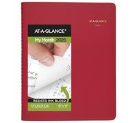 AT-A-GLANCE 2026 Planner, Monthly, 15-Month, 9" x 11", Large, Red (702501326)