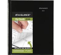 AT-A-GLANCE 2026 Planner, Monthly, 7" x 8.5", Medium, Hardcover, DayMinder, Black (G400H0026)