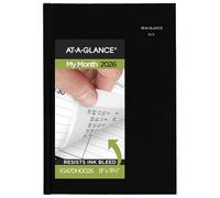 AT-A-GLANCE 2026 Planner, Monthly, 8" x 11-3/4", Large, Hardcover, DayMinder, Black (G470H0026)