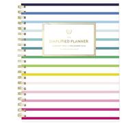 AT-A-GLANCE 2026 Planner, Simplified by Emily Ley, Weekly & Monthly, 8.5" x 11", Large, Happy Stripe (EL45-905-26)