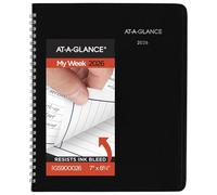 AT-A-GLANCE 2026 Planner, Weekly, 7" x 8.75", Medium, Column-Style, DayMinder, Black (G5900026)