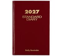 AT-A-GLANCE 2027 Daily Planner, Standard Diary, 5.75" x 8.25" Reminder Journal, Hardcover, Red (SD3891327)