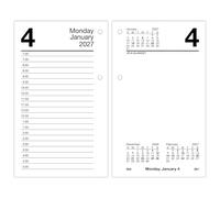 AT-A-GLANCE 2027 Desk Calendar Refill, Daily Desk Pad Refill, 3.5" x 6", Standard, Loose-Leaf, Recycled (E717R5027)