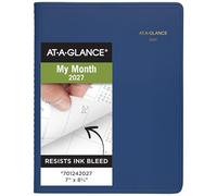 AT-A-GLANCE 2027 Planner, Monthly, 7" x 8.75", Unruled Daily Blocks, Blue (701242027)